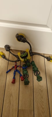 Spiderman, Marvel Spider-Man Bend And Flex Spider-Man Vs Octo, Spiderman actionfigurer sælges.

Skur