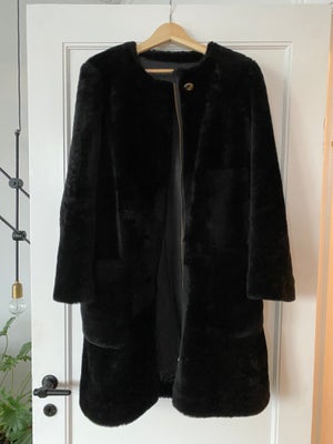 Pels, str. 36, Marc Jacobs,  sort,  rulam,  Næsten som ny, super lækker og luksuriøs frakke i ekstre