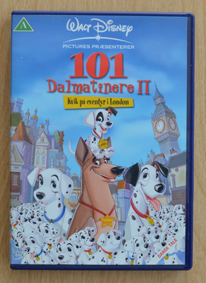 101 Dalmatinere II Kvik på eventyr I London, instruktør Walt Disney, DVD, tegnefilm, 101 Dalmatinere