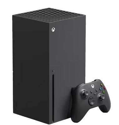 Xbox Series X, God, Der følger 2 controllere med, som har genopladelige batterier.

+ hdmi kabel.

M