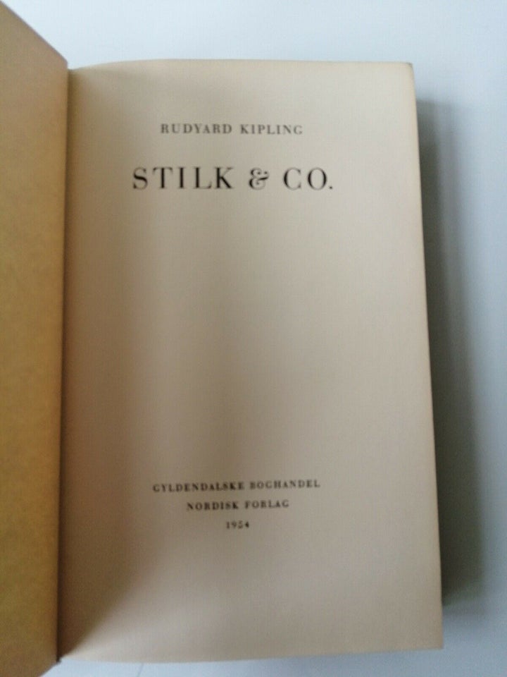 STILK & CO., Rudyard Kipling., genre: ungdom