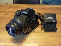 Nikon D5200, spejlrefleks, 24,1 megapixels