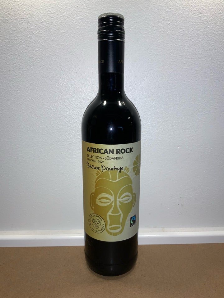 Vin og spiritus, Rødvin, 2022 AFRICAN ROCK Shiraz Pinotage