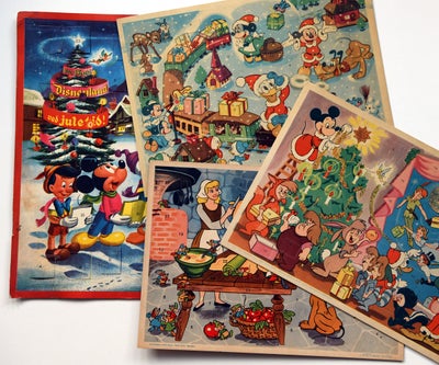 Disney julekalendere købes, Ældre danske Walt Disney julekalendere købes, så hvis du har en, du godt