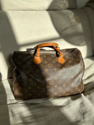Anden håndtaske, Louis Vuitton, kanvas, Den nok mest klassiske model fra LV - Speedy 30 i coated kan