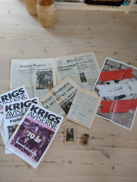 Militær, Genoptryk af danske aviser fra krigens tid,…
