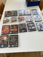 Blandet ældre computerspil til salg, til pc, anden genre