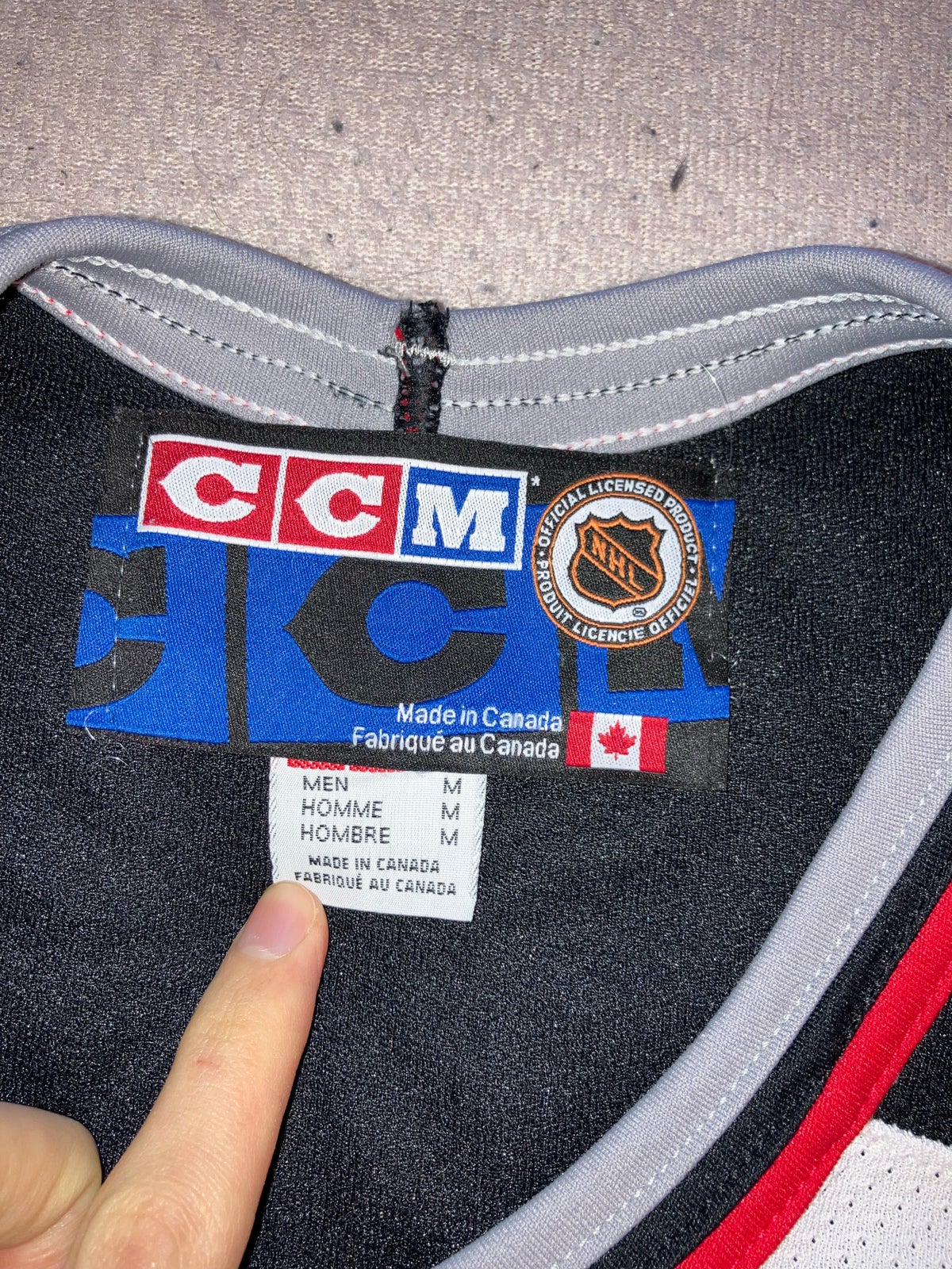 Hockeyudstyr, NHL Hockey trøje , CCM