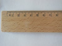 Andet, Træ lineal 30 cm - RETRO
