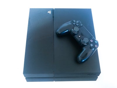 Playstation 4, PS4 Med 1 controller, Fin PlayStation 4 konsol med 1 controller og alle nødvendige ka