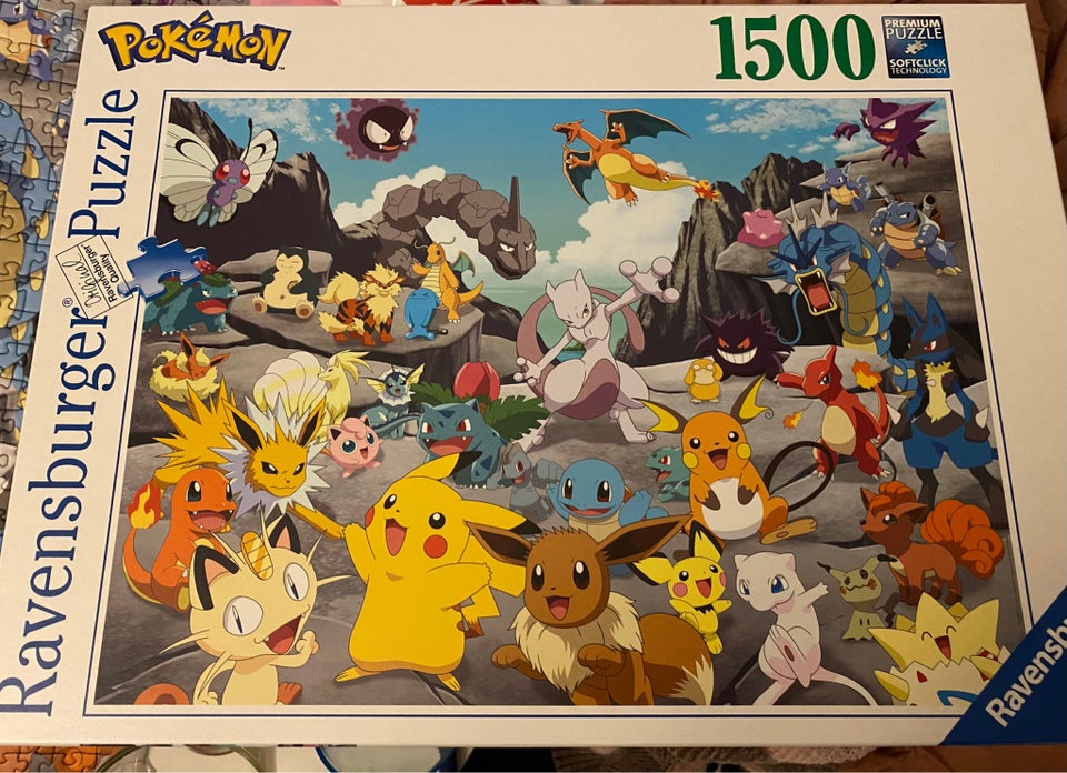 Puzzle Pokemon Classic, 1 500 pieces