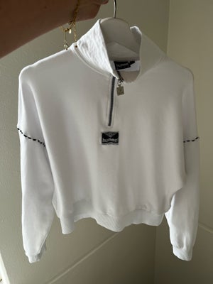 Sweatshirt, Hummel Hive, str. 36, Hvid, Modal/bomuld/elastan, Næsten som ny, Str small

Bryst 2x57 c