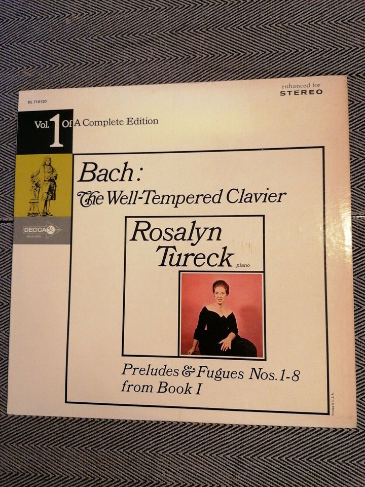 LP, Bach, Rosalyn Tureck