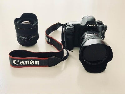 Canon, Kamerapakke med Canon EOS 5D fullframe, spejlrefleks, 12,7 megapixels, 12 mm til 105 mm x opt