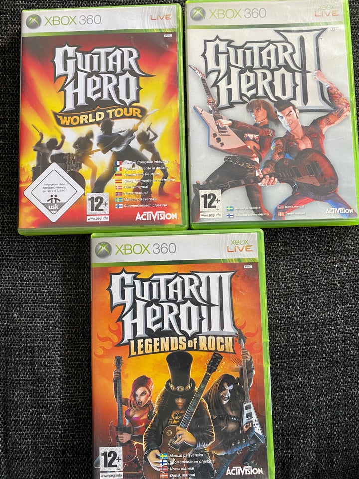 Guitar Hero spil, Xbox 360, simulation