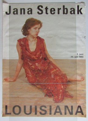 plakat, Jana Sterbak, motiv: Vanitas: Flesh Dress for an Albino Anorectic, b: 61 h: 85, udstillings-