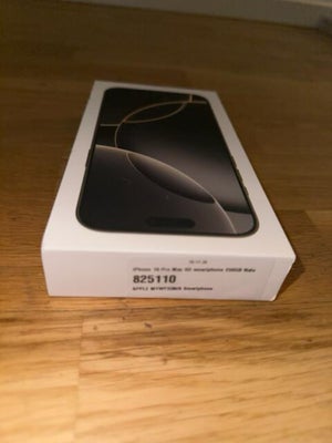 Andet mærke iPhone 16 Pro Max, 256 GB , Perfekt, iPhone 16 Pro Max 256 GB - Titanium - Uåbnet!

Sælg