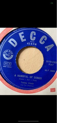 Single, Tommy Steele, Handful of songs, Fin stand