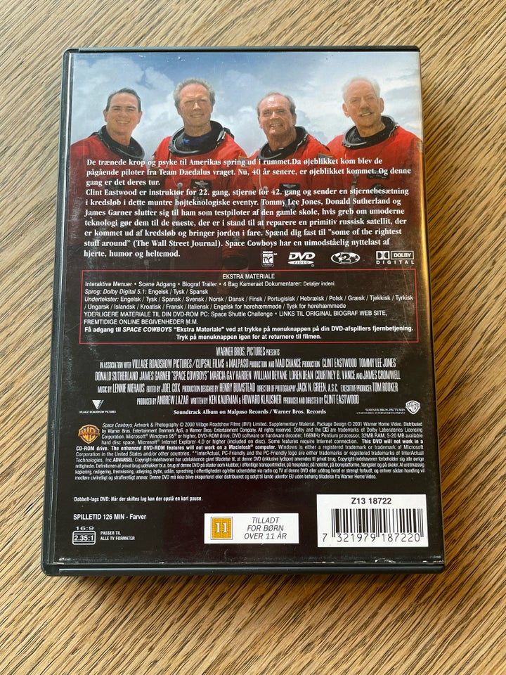 Space Cowboys, DVD, drama