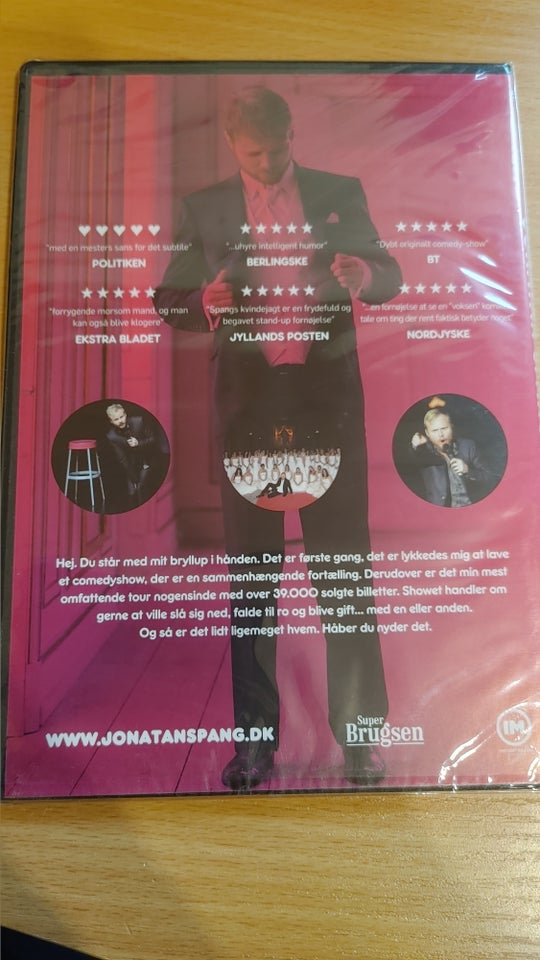 Jonatan Spangs bryllup, DVD, komedie