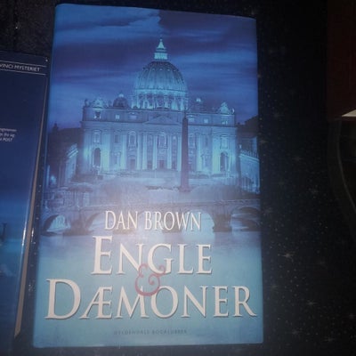 Engle og dæmoner, Dan Brown, genre: anden kategori, Pænt eksemplar i hardback.