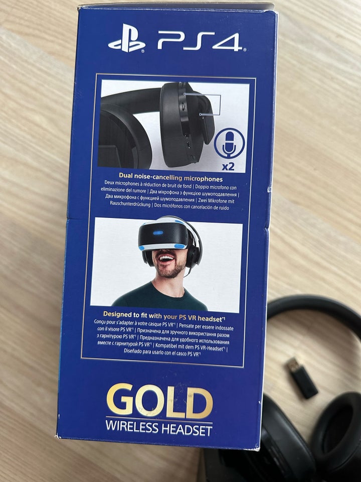 trådløse hovedtelefoner, Andet mærke, PS4 Gold Wireless