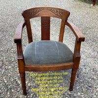 Kontor/direktør stol, 150 år gl., b: 50 d: 46 h: 48