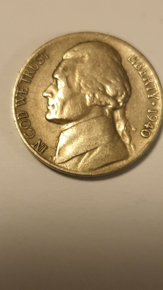 Amerika, mønter, 5 cent