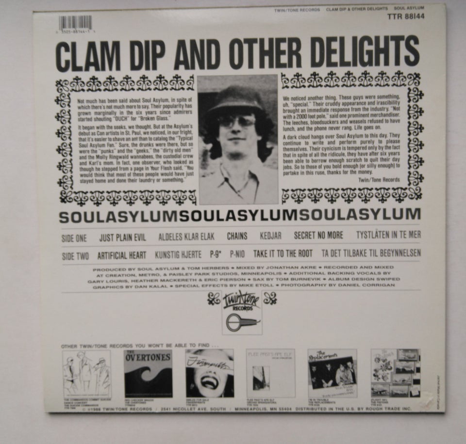 LP, Soul Asylum (1. pres US ), Glam dip & other delights