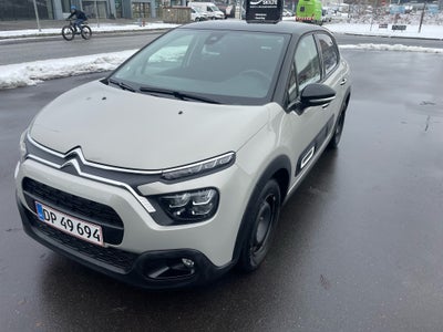 Citroën C3, 1,2 PureTech 83 Carré, Benzin, 2023, km 50800, beige, træk, klimaanlæg, aircondition, AB