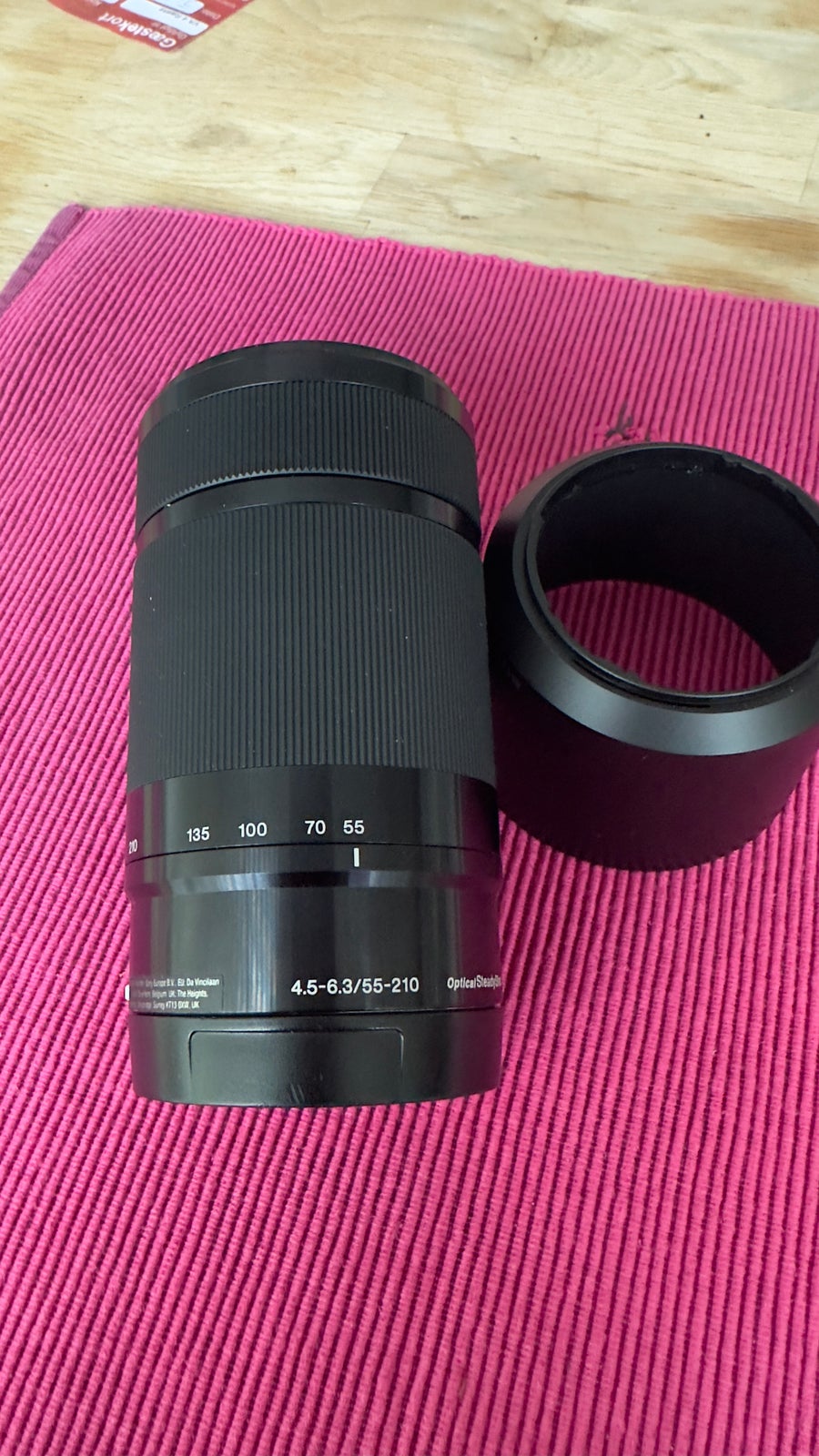 Zoom, Sony, E55-210mm F4,5-6,3 oss
