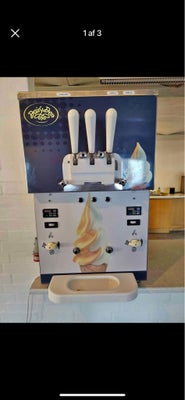 Softicemaskine, Vi har denne Dairy Den softice maskine med 2 luft pumper som gør isen meget luftig o