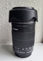 Canon EF-S Lens 55-250 mm. F/4,5-5,6 IS STM, Canon, EF-s