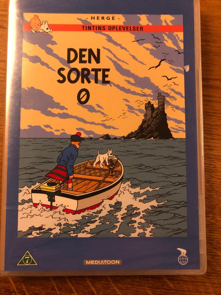 Tintin Den sorte ø, DVD, familiefilm