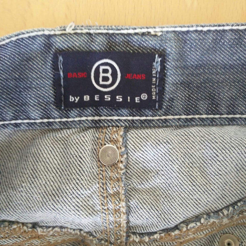 Cowboy nederdel, str. 34, Basic Jeans By Bessie