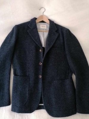 Habitjakke i uld, NN07, str. M, Mørkeblå, uld, Ubrugt, Sælger denne flotte habitjakke i uld fra No N