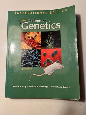 Concepts of Genetics, Klug et al, år 2006, 8 udgave, Fin stand. Lidt overstregninger. 