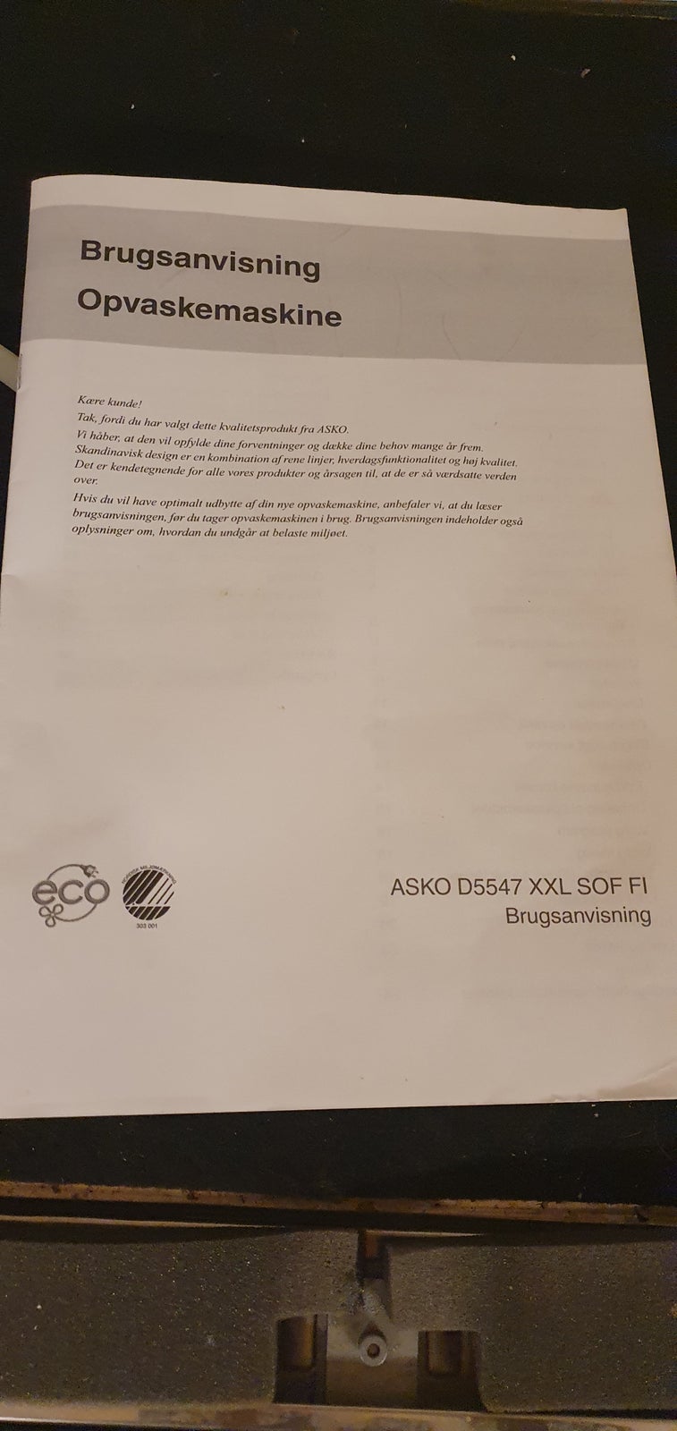 teleskop meddelelse Tradition Asko D5547 XXL SOF FI, Integreret – dba.dk – Køb og Salg af Nyt og Brugt