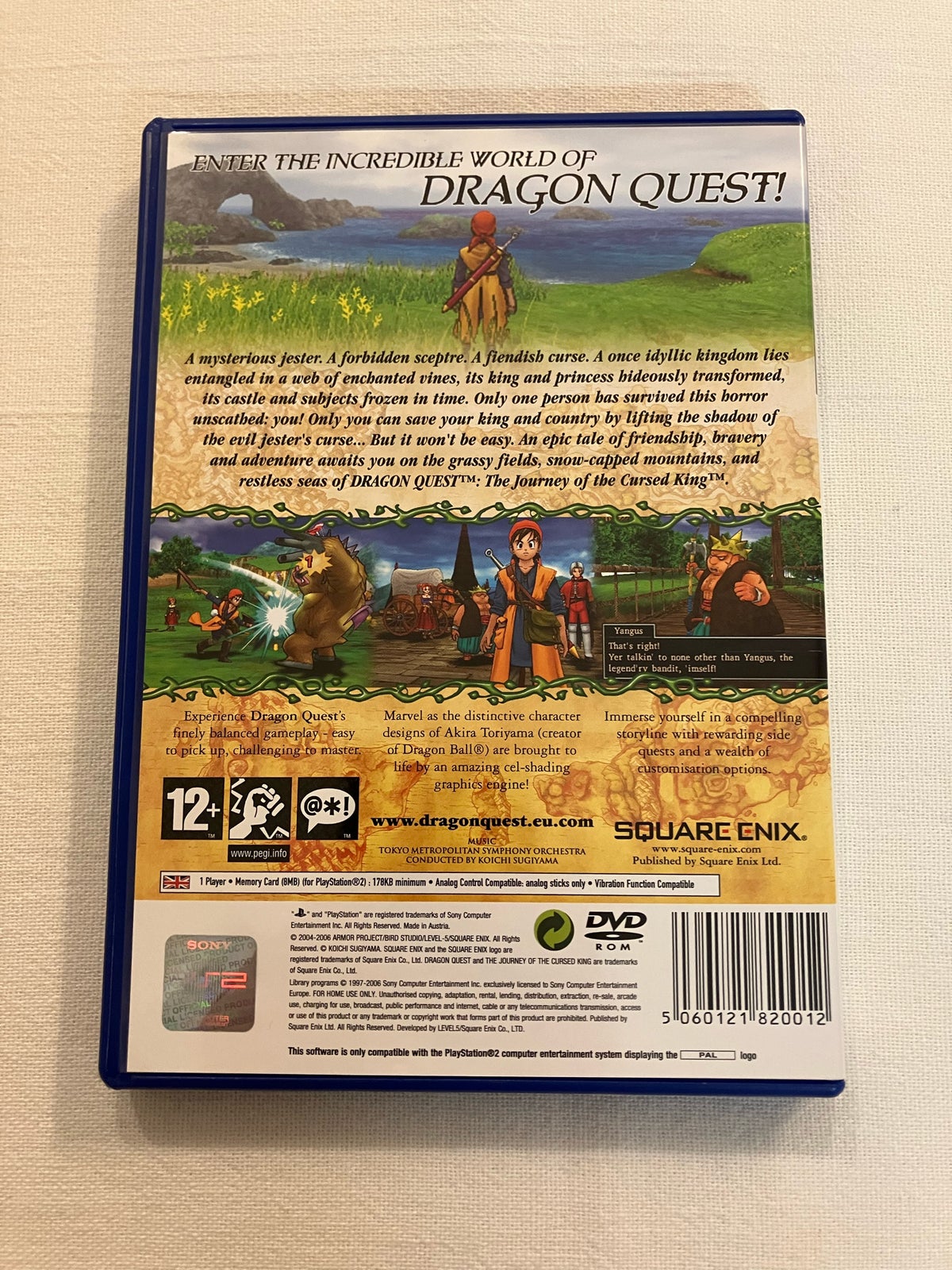 Dragon Quest VIII The Journey of the Cursed King, PS2