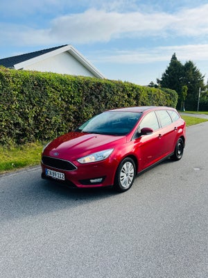 Ford Focus, 1,5 TDCi 120 Titanium stc., Diesel, aut. 2015, km 250000, rødmetal, træk, klimaanlæg, ai