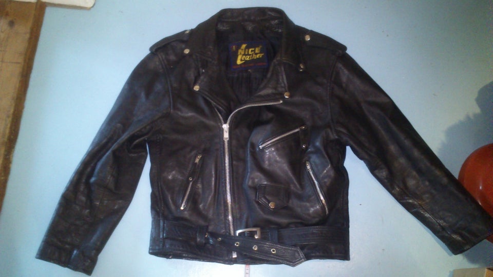 Læderjakke, str. L, Nice Leather