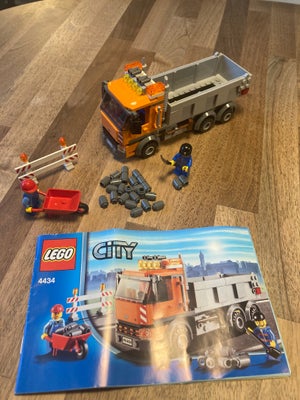 Lego City, 4434, Tipper Truck
I pæn stand. 
Komplet – men uden æske
Byggevejledninger medfølger
Fra 