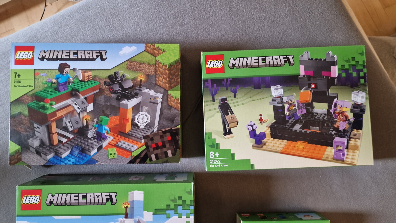 Lego Minecraft, 21240 21166 21243 21242