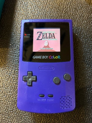 Nintendo Game Boy Color, God, Sælger 3 stk. gameboy color + spil.

Den lilla gameboy er modificeret 