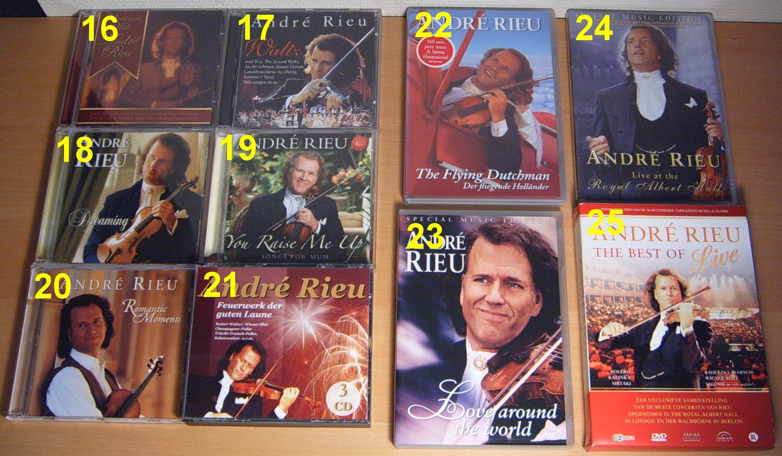 André Rieu: 27 Titler, klassisk