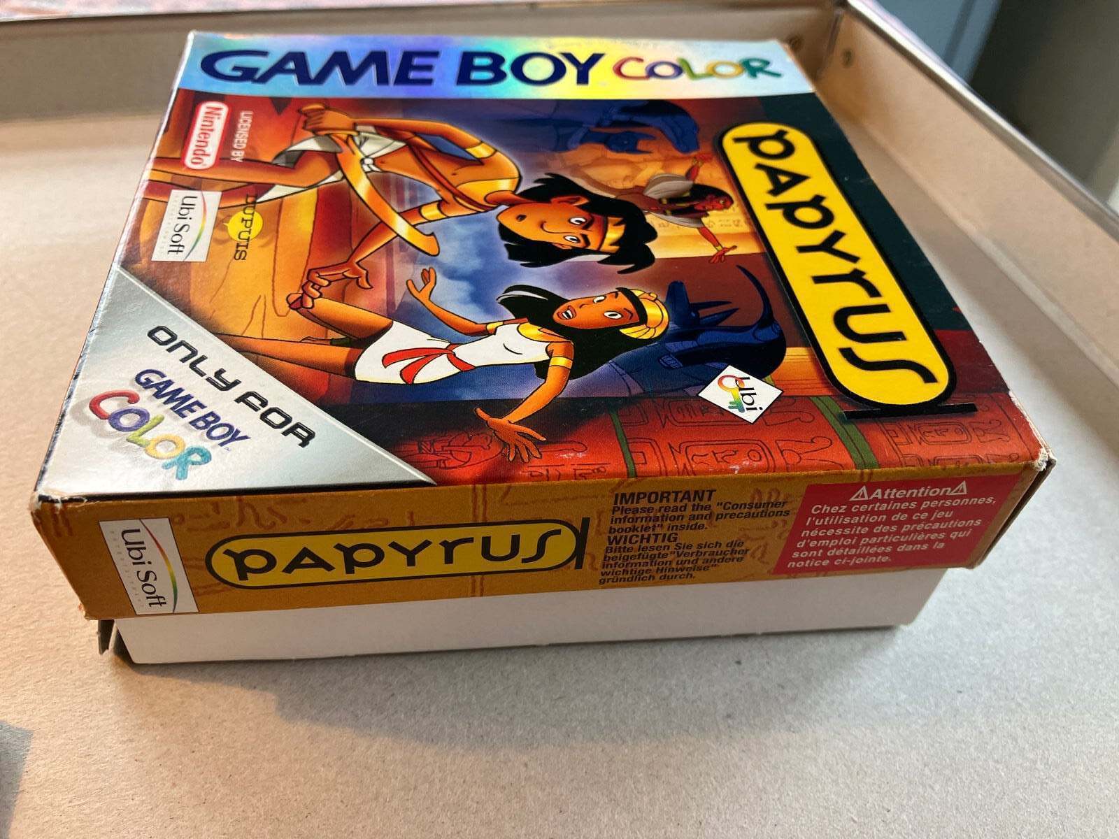 Jeu Game Boy Color Papyrus - jeux-retro-2867