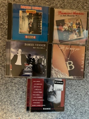 Bamses Venner + Bamse: 5 x albums, pop, 1. Rockcreme ( Bamses Venner )
2. En Helt Almindelig Mand ( 