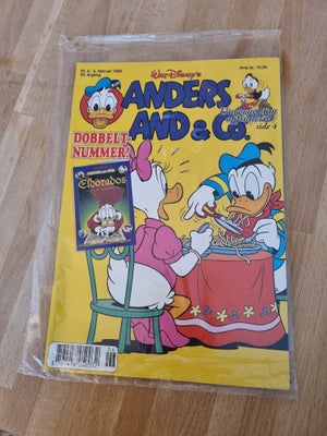 Tegneserier, Samlerobjekt Anders And nr. 6 1998 dobbeltnummer stadig i original indpakning.

