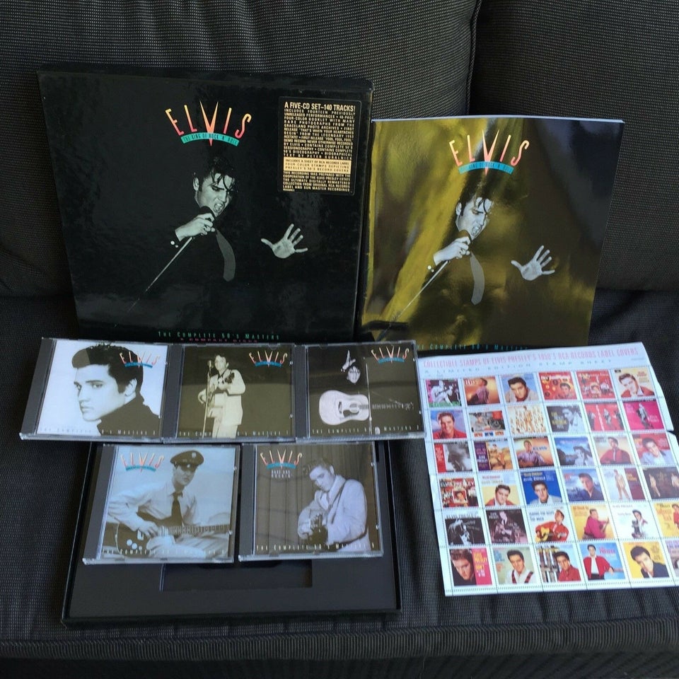 4stk: ELVIS PRESLEY CD BOKSE: 50, 60, 70 samt Gold Box