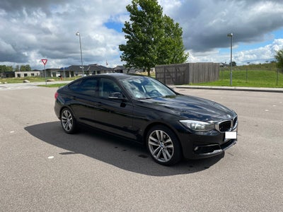 BMW 320d, 2,0 Gran Turismo, Diesel, aut. 2016, km 248000, sort, træk, klimaanlæg, aircondition, ABS,